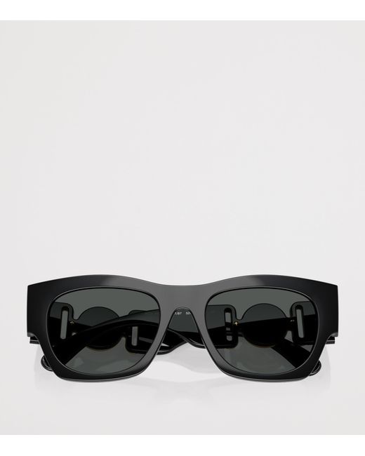 Versace Black Injected Ve4479U Square Sunglasses for men