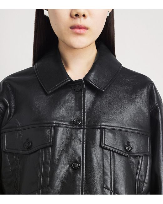 Anine Bing Black Oversized Rory Jacket