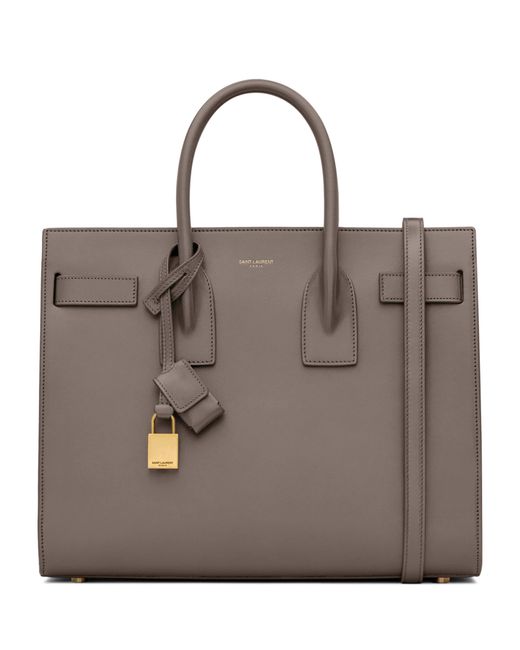Saint Laurent Brown Small Sac De Jour Tote Bag