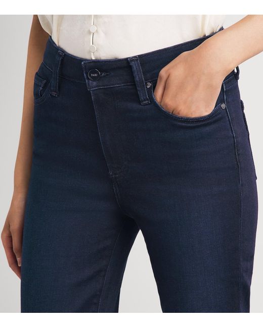 PAIGE Blue Cindy Straight Jeans