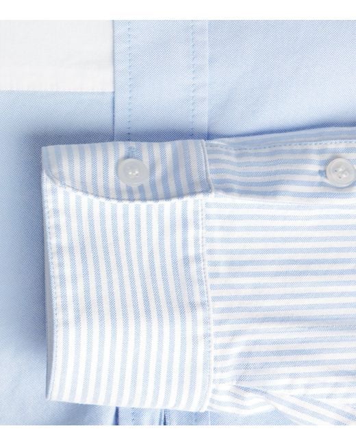 Jonathan Simkhai Blue Cotton Double-Sleeve Shirt for men