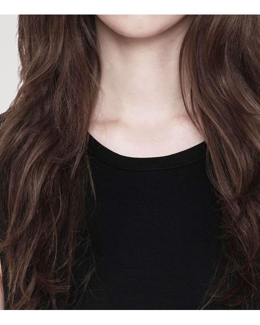 AllSaints Black Jersey Ilia Midi Dress
