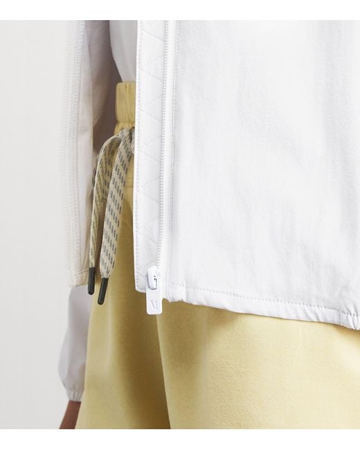vuori White Renew Trainer Shell Jacket