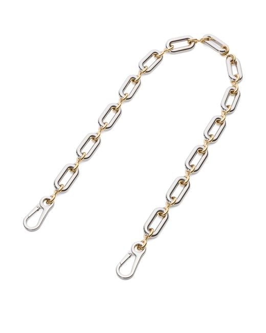 Loewe Metallic Donut Chain Bag Strap