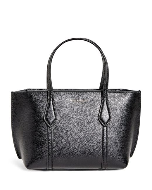 Tory Burch Black Mini Leather Perry Cross-Body Bag