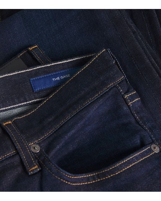 Citizens of Humanity Blue Cotton-Cashmere Gage Jeans for men