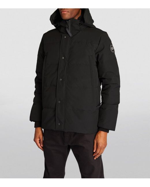 Canada Goose Black Wyndham Parka Jacket for men