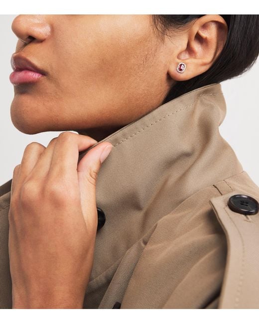 SHAY Red Diamond And Ruby Stud Earrings