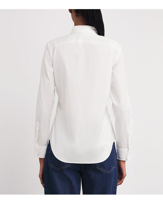Polo Ralph Lauren White Polo Pony Long-Sleeve Shirt