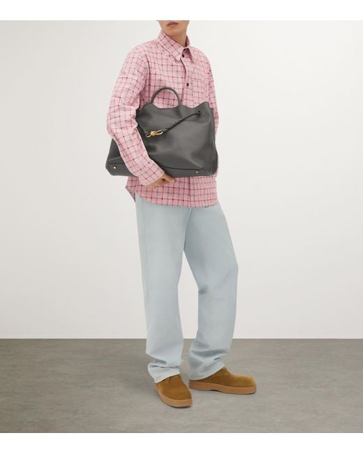 Bottega Veneta Black Large Andiamo Shoulder Bag