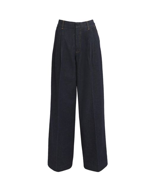 Zimmermann Blue Denim Illustration Trousers