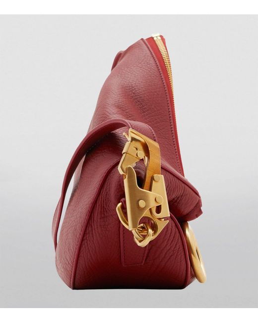 Burberry Red Small Knight Shoulder Bag