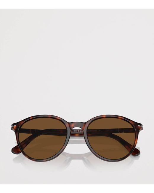 Persol Brown Round Phantos Sunglasses