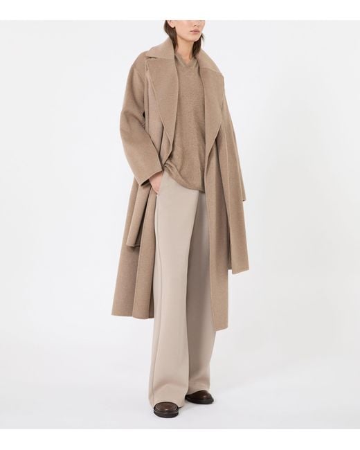 Max Mara Brown Cashmere Hooded Sweater