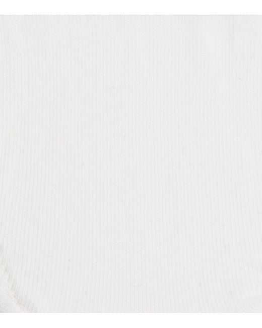 Falke White No Show Socks