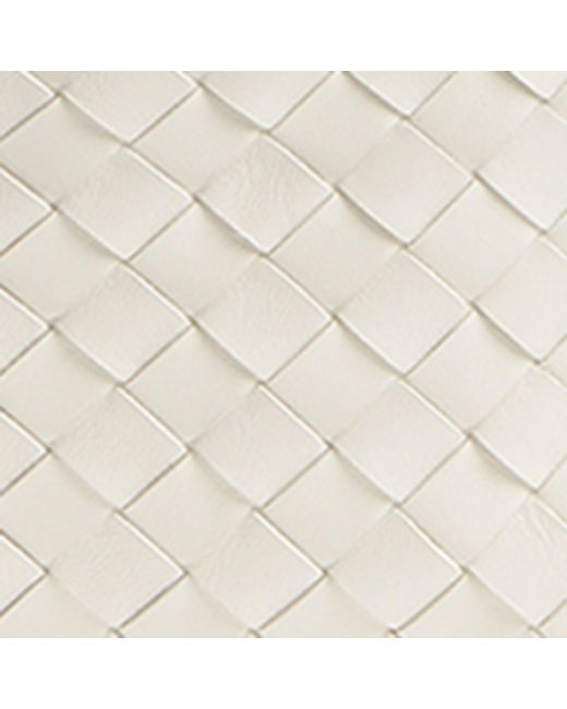 Bottega Veneta White Large Leather Hop Shoulder Bag