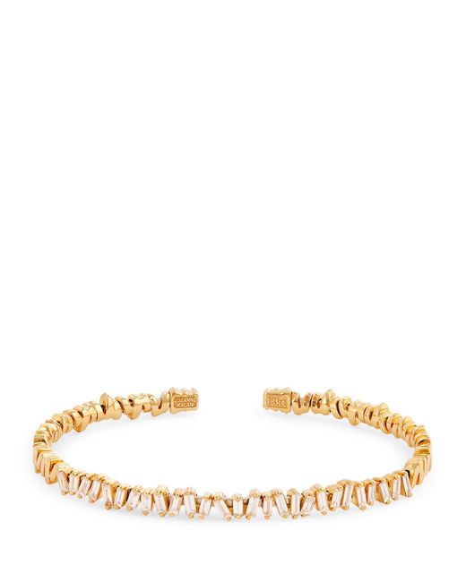 Suzanne Kalan Natural And Diamond Classic Bangle