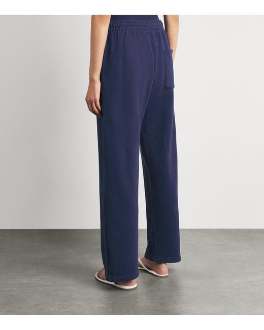 Sporty & Rich Blue X The New York Yankees Embellished Sweatpants