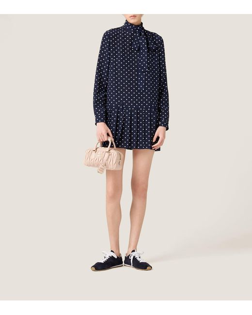 Miu Miu Pink Nappa Leather Arcadie Top-Handle Bag