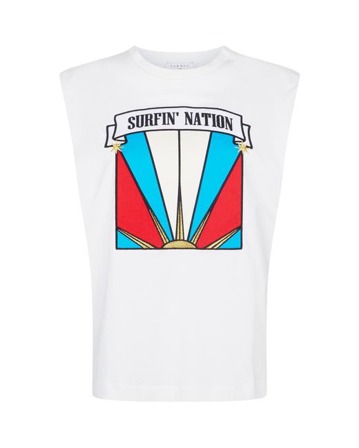 Sandro Natural Surfin' Nation T-shirt