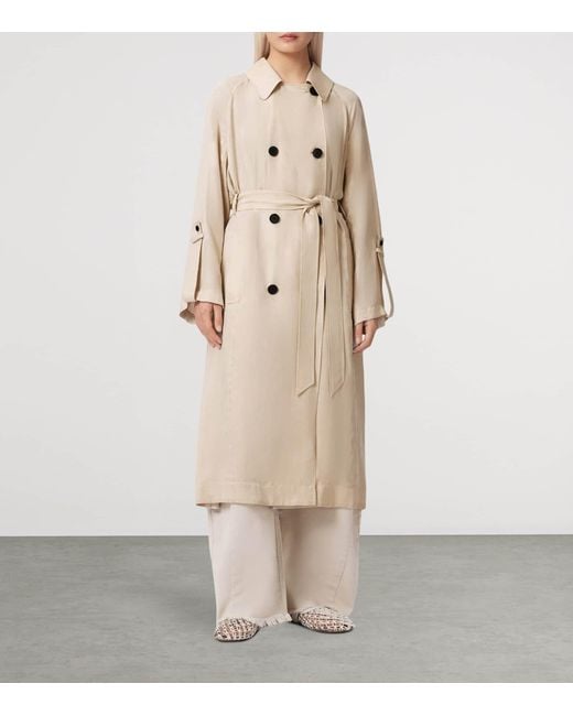 AllSaints Natural Lizie Trench Coat