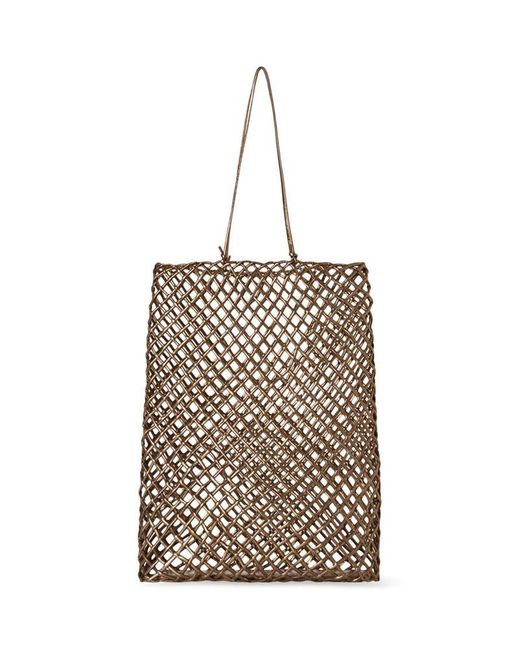 The Row Natural Mara Leather Tote Bag