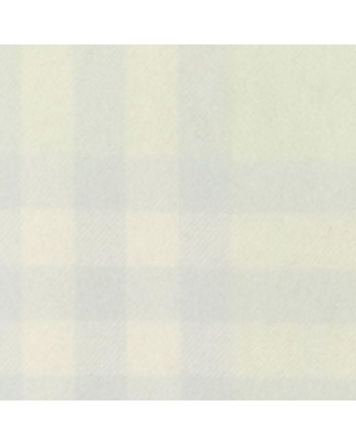 Burberry White Cashmere Check Scarf