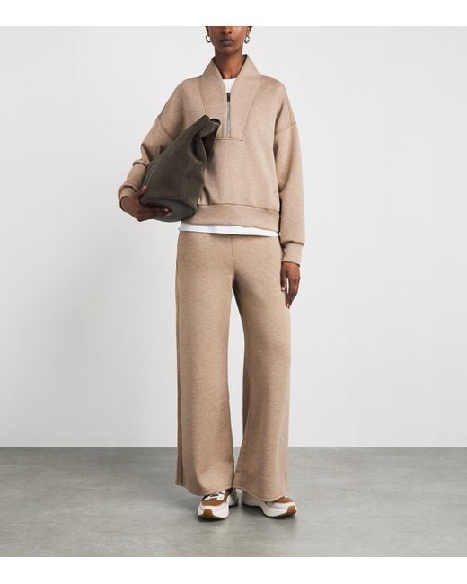 Spanx Natural Airessentials Wide-Leg Sweatpants