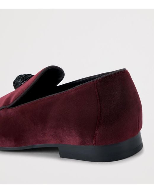 Kurt Geiger Red Velvet Hugh 2 Loafers for men