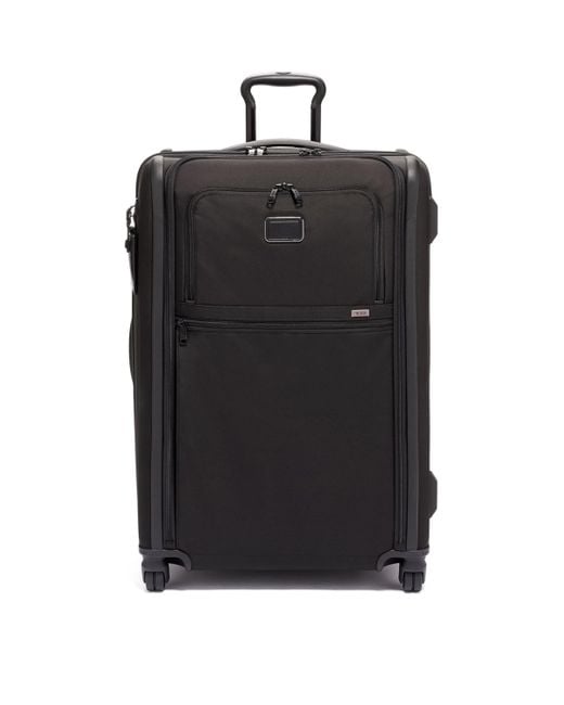 Tumi Black Alpha 3 Medium Trip Expandable 4-Wheel Packing Case for men