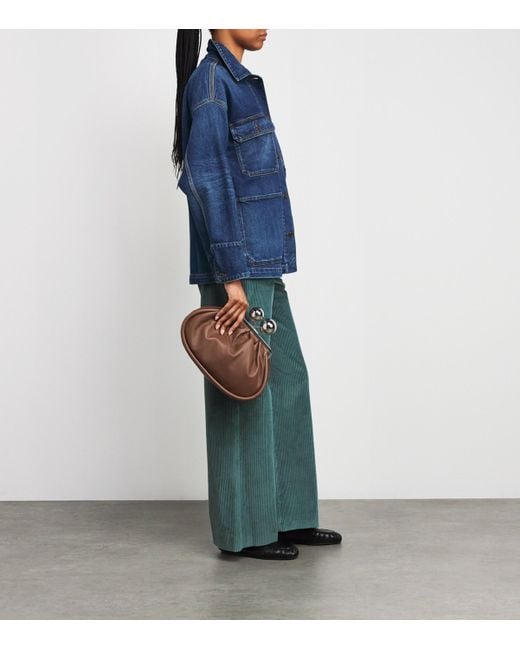 Weekend by Maxmara Green Corduroy Straight Trousers