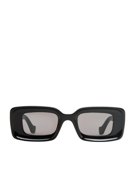 Loewe Black Rectangular Sunglasses