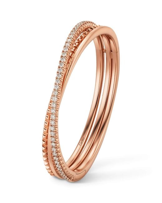 Cartier White And Diamond Étincelle De Bangle