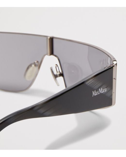 Max Mara Gray Metal Women\'s Sunglasses Max Mara Silver Metal Women main image 4