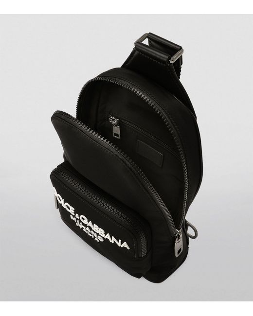 Dolce & Gabbana Black Cross-body Backpack for men