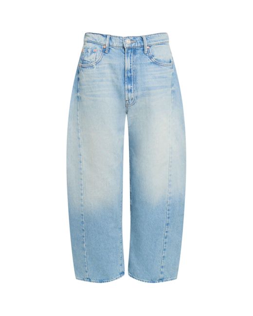 Mother Blue The Half-Pipe Wide-Leg Jeans
