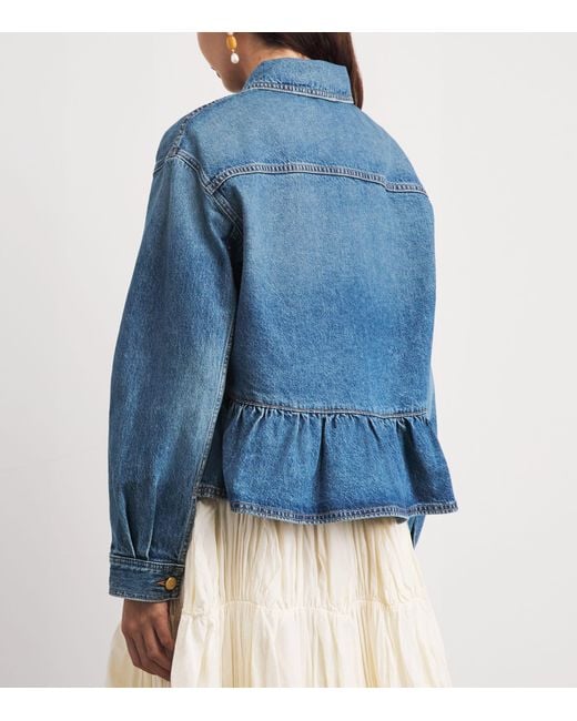 Ulla Johnson Blue Arquette Denim Jacket