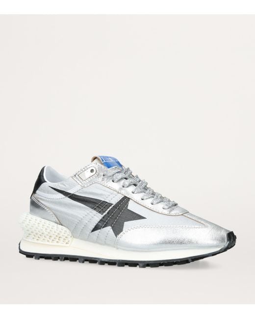 Golden Goose Deluxe Brand White Running Marathon 60246 Sneakers