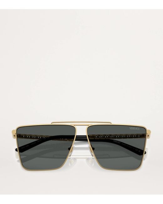 Versace Gray Acetate Ve2266 Sunglasses for men
