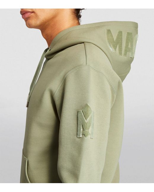 Mackage Green Velvet-logo Hoodie for men