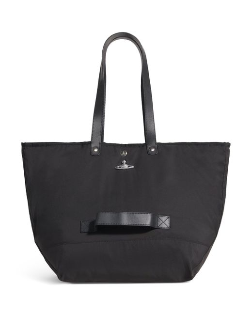 Vivienne Westwood Black Large Utility Tote Bag for men
