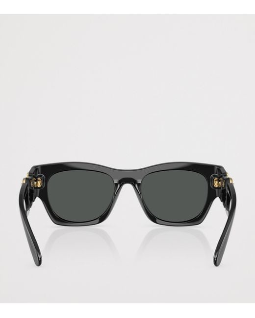 Versace Black Injected Ve4479U Square Sunglasses for men