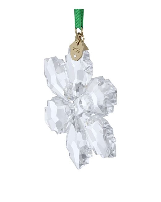 Swarovski White Annual Edition Snowflake Ornament 2026
