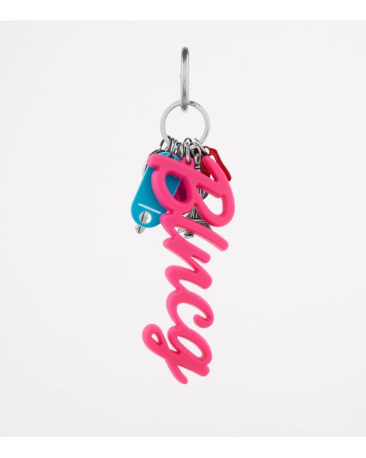 Balenciaga Pink Hourglass Soft Big Souvenirs Keyring