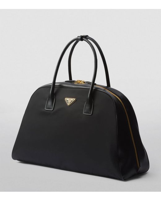 Prada Black Large Re-nylon Top-handle Bag