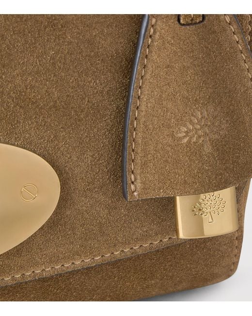 Mulberry Brown Suede Lily Shoulder Bag