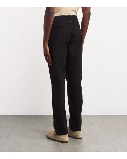 Rag & Bone Black Stretch-Cotton Chinos for men