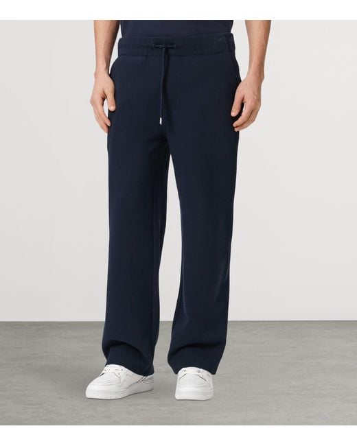 AllSaints Blue Asher Straight Sweatpants for men