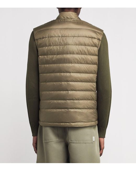 66 North Green Keilir Quilted Down Gilet for men