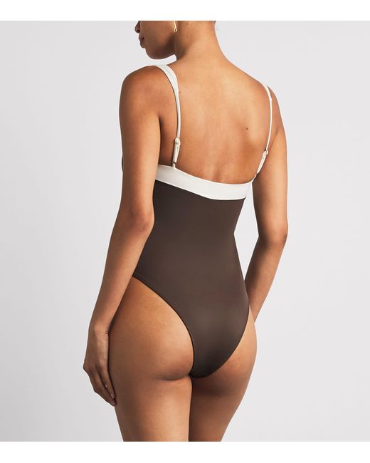 Away That Day Brown Grenada Swimsuit